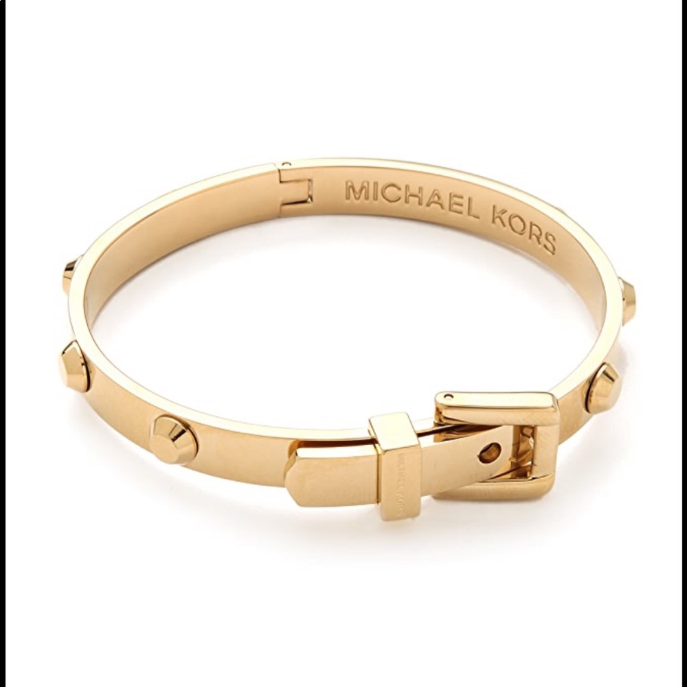 Micheal Kors Gold Aster Buckle Bracelet